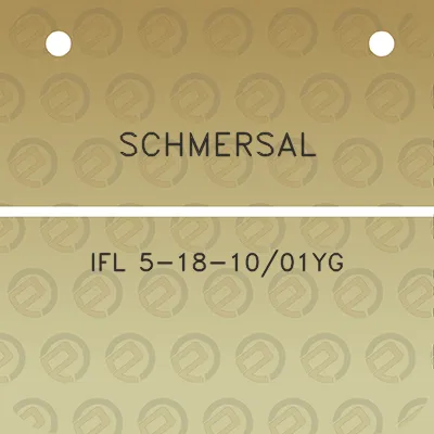 schmersal-ifl-5-18-1001yg