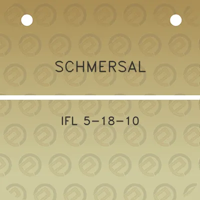 schmersal-ifl-5-18-10