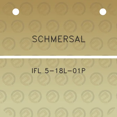 schmersal-ifl-5-18l-01p