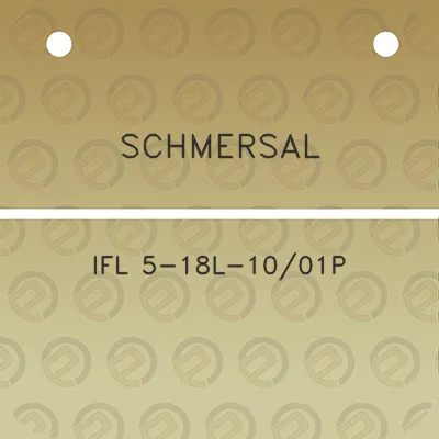 schmersal-ifl-5-18l-1001p