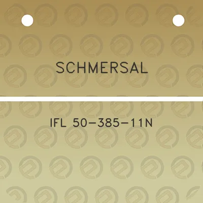 schmersal-ifl-50-385-11n