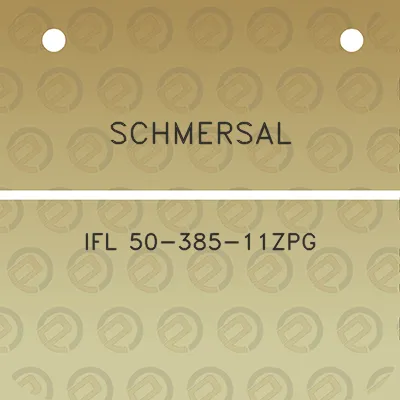 schmersal-ifl-50-385-11zpg