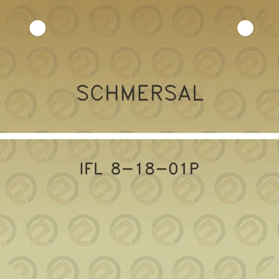 schmersal-ifl-8-18-01p