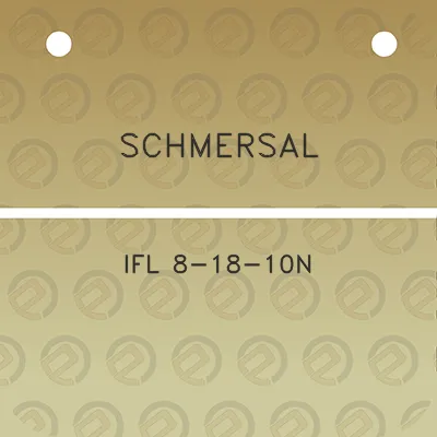 schmersal-ifl-8-18-10n