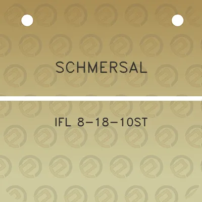 schmersal-ifl-8-18-10st