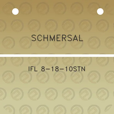 schmersal-ifl-8-18-10stn