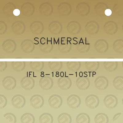 schmersal-ifl-8-180l-10stp