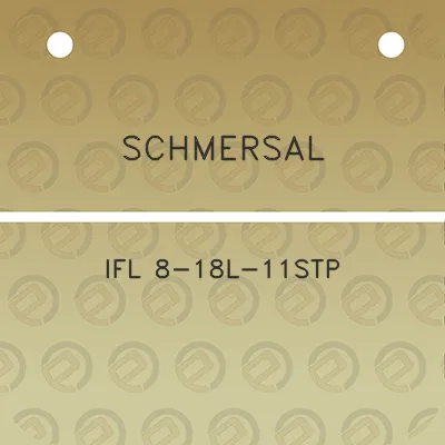 schmersal-ifl-8-18l-11stp