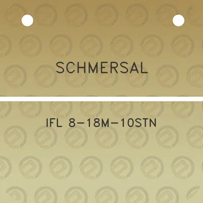 schmersal-ifl-8-18m-10stn