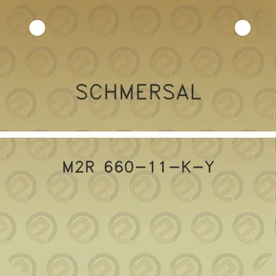 schmersal-m2r-660-11-k-y