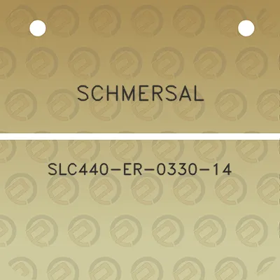 schmersal-slc440-er-0330-14