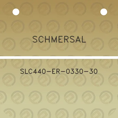 schmersal-slc440-er-0330-30