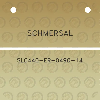 schmersal-slc440-er-0490-14