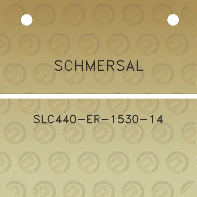 schmersal-slc440-er-1530-14