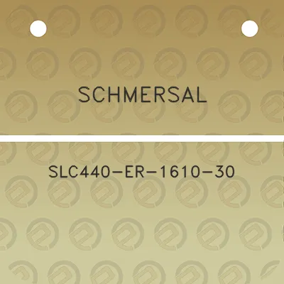 schmersal-slc440-er-1610-30