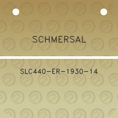 schmersal-slc440-er-1930-14