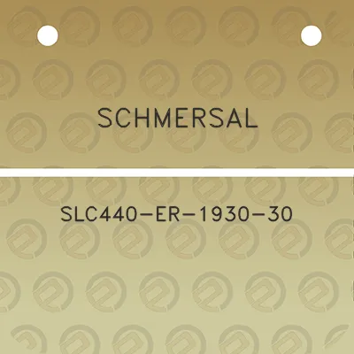 schmersal-slc440-er-1930-30