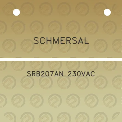 schmersal-srb207an-230vac