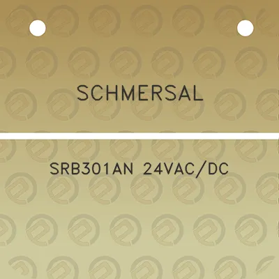 schmersal-srb301an-24vacdc