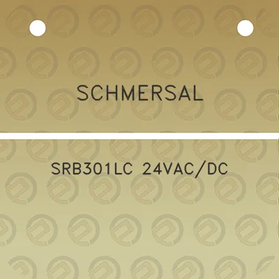 schmersal-srb301lc-24vacdc