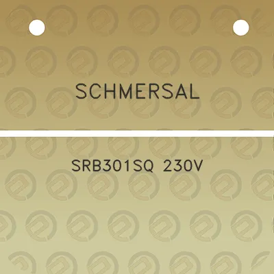 schmersal-srb301sq-230v