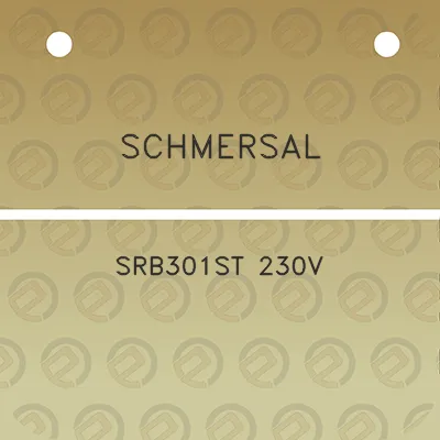 schmersal-srb301st-230v