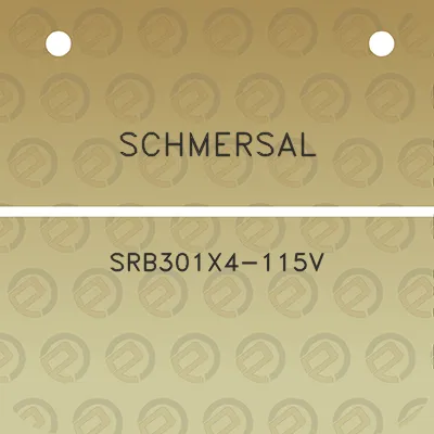 schmersal-srb301x4-115v