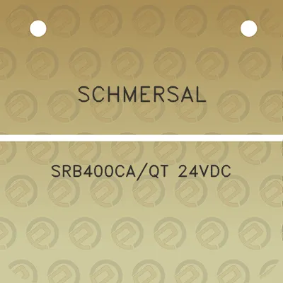 schmersal-srb400caqt-24vdc