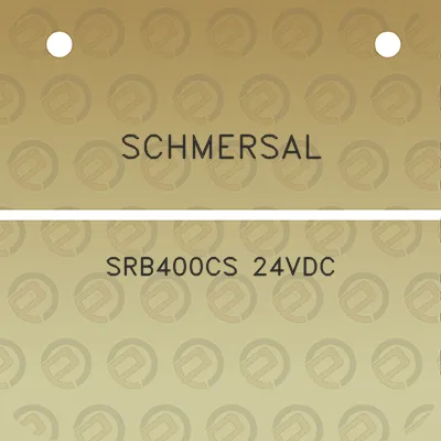 schmersal-srb400cs-24vdc