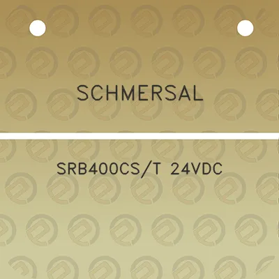 schmersal-srb400cst-24vdc