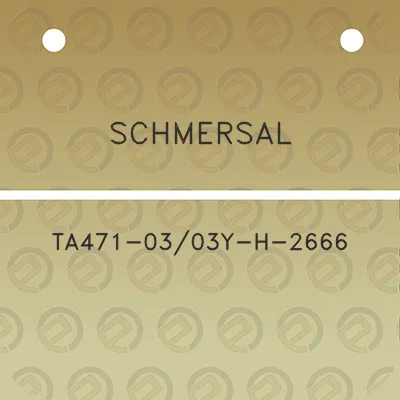 schmersal-ta471-0303y-h-2666