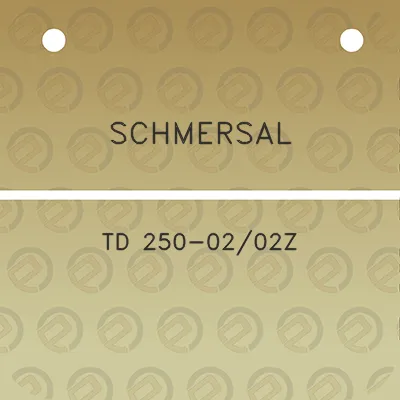 schmersal-td-250-0202z