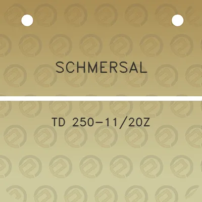 schmersal-td-250-1120z