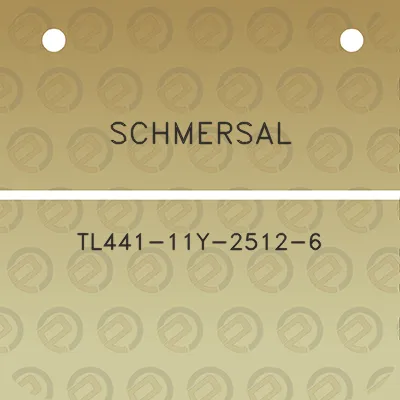 schmersal-tl441-11y-2512-6