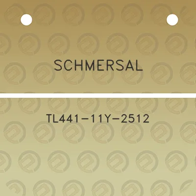 schmersal-tl441-11y-2512