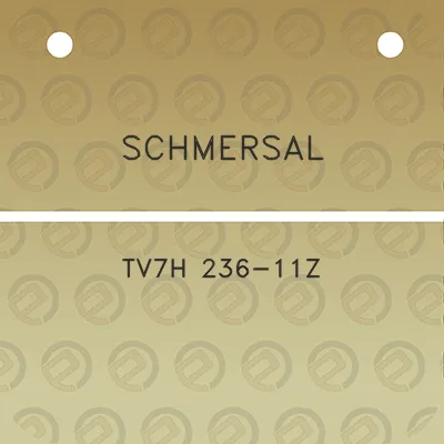 schmersal-tv7h-236-11z