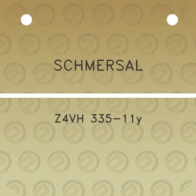 schmersal-z4vh-335-11y