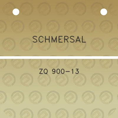 schmersal-zq-900-13