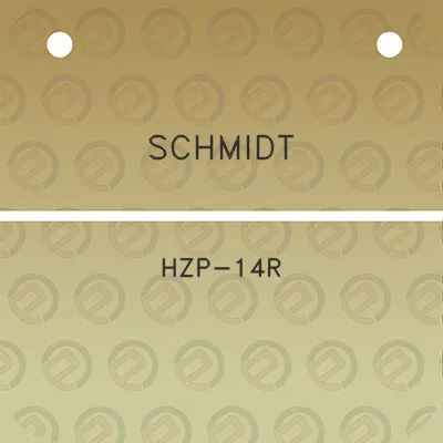 schmidt-hzp-14r