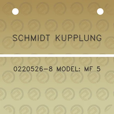 schmidt-kupplung-0220526-8-model-mf-5