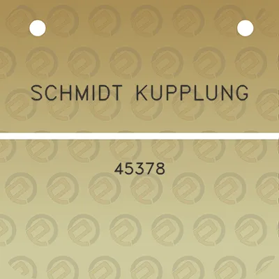 schmidt-kupplung-45378