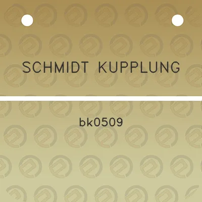 schmidt-kupplung-bk0509