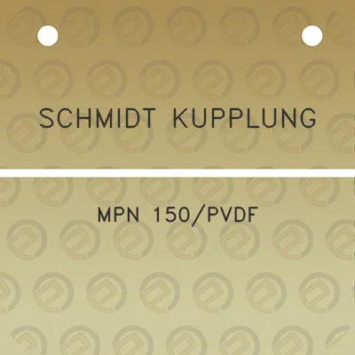 schmidt-kupplung-mpn-150pvdf