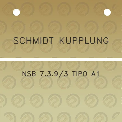 schmidt-kupplung-nsb-7393-tipo-a1