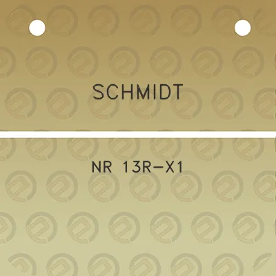 schmidt-nr-13r-x1