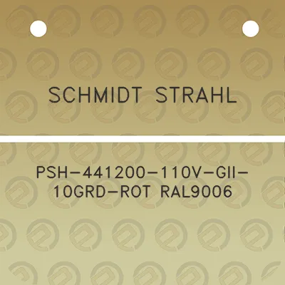 schmidt-strahl-psh-441200-110v-gii-10grd-rot-ral9006