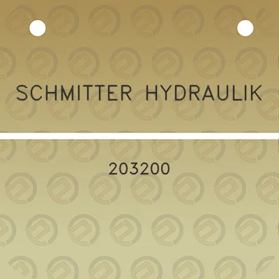 schmitter-hydraulik-203200