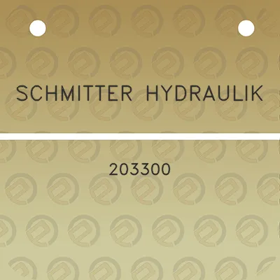 schmitter-hydraulik-203300