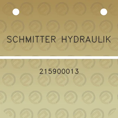 schmitter-hydraulik-215900013