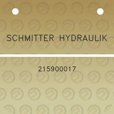 schmitter-hydraulik-215900017